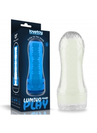 Светящийся в темноте мастурбатор Lumino Play Masturbator Ribbed - Lovetoy - в Комсомольске-на-Амуре купить с доставкой