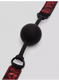 Кляп-шар на двусторонних ремешках Reversible Silicone Ball Gag - Fifty Shades of Grey - купить с доставкой в Комсомольске-на-Амуре