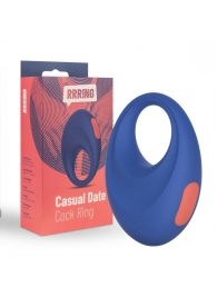 Синее эрекционное кольцо RRRING Casual Date Cock Ring - FeelzToys - в Комсомольске-на-Амуре купить с доставкой