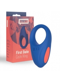 Синее эрекционное кольцо RRRING First Date Cock Ring - FeelzToys - в Комсомольске-на-Амуре купить с доставкой