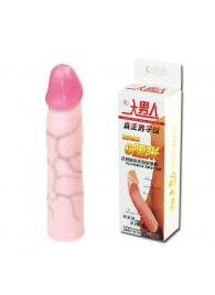 Удлиняющая насадка на пенис Deep Love - 21,5 см. - Baile - в Комсомольске-на-Амуре купить с доставкой