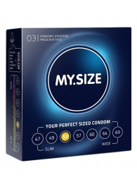 Презервативы MY.SIZE размер 53 - 3 шт. - My.Size - купить с доставкой в Комсомольске-на-Амуре Презервативы MY.SIZE размер 53 - 3 шт. - My.Size - купить с доставкой в Комсомольске-на-Амуре