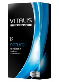 Классические презервативы VITALIS PREMIUM natural - 12 шт. - Vitalis - купить с доставкой в Комсомольске-на-Амуре