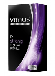 Презервативы с утолщённой стенкой VITALIS PREMIUM strong - 12 шт. - Vitalis - купить с доставкой в Комсомольске-на-Амуре