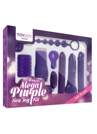 Эротический набор Toy Joy Mega Purple - Toy Joy - купить с доставкой в Комсомольске-на-Амуре