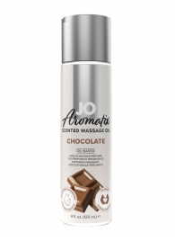 Массажное масло JO Aromatix Massage Oil Chocolate с ароматом шоколада - 120 мл. - System JO - купить с доставкой в Комсомольске-на-Амуре