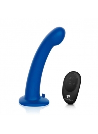 Синяя насадка Remote Control P-Spot G-Spot с черными трусиками - 20 см. - Pegasus - купить с доставкой в Комсомольске-на-Амуре