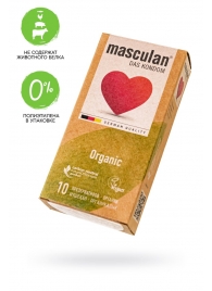 Экологически чистые презервативы Masculan Organic - 10 шт. - Masculan - купить с доставкой в Комсомольске-на-Амуре