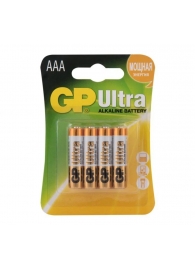 Батарейки алкалиновые GP Ultra Alkaline 24А AАA/LR03 - 4 шт. - Элементы питания - купить с доставкой в Комсомольске-на-Амуре