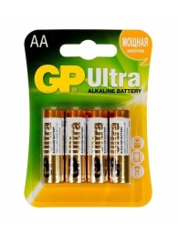 Батарейки алкалиновые GP Ultra Alkaline AA/LR6 - 4 шт. - Элементы питания - купить с доставкой в Комсомольске-на-Амуре