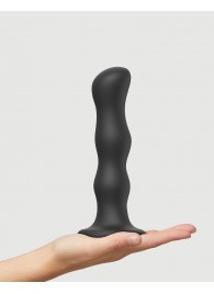 Черная насадка Strap-On-Me Dildo Geisha Balls size XL - Strap-on-me - купить с доставкой в Комсомольске-на-Амуре