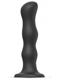 Черная насадка Strap-On-Me Dildo Geisha Balls size XL - Strap-on-me - купить с доставкой в Комсомольске-на-Амуре