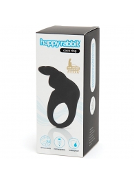 Черное эрекционное виброкольцо Happy Rabbit Rechargeable Rabbit Cock Ring - Happy Rabbit - в Комсомольске-на-Амуре купить с доставкой