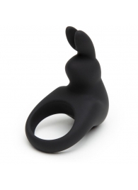 Черное эрекционное виброкольцо Happy Rabbit Rechargeable Rabbit Cock Ring - Happy Rabbit - в Комсомольске-на-Амуре купить с доставкой