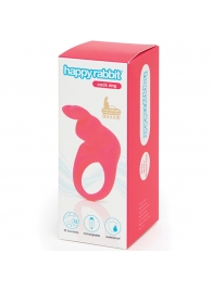 Розовое эрекционное виброкольцо Happy Rabbit Rechargeable Rabbit Cock Ring - Happy Rabbit - в Комсомольске-на-Амуре купить с доставкой