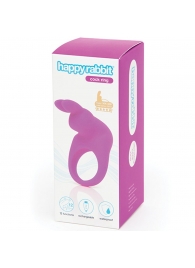 Фиолетовое эрекционное виброкольцо Happy Rabbit Rechargeable Rabbit Cock Ring - Happy Rabbit - в Комсомольске-на-Амуре купить с доставкой