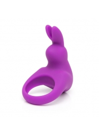 Фиолетовое эрекционное виброкольцо Happy Rabbit Rechargeable Rabbit Cock Ring - Happy Rabbit - в Комсомольске-на-Амуре купить с доставкой