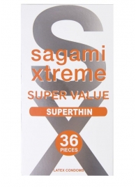 Ультратонкие презервативы Sagami Xtreme Superthin - 36 шт. - Sagami - купить с доставкой в Комсомольске-на-Амуре