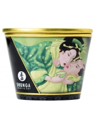 Массажная свеча Exotic Green Tea с ароматом зелёного чая - 170 мл. - Shunga - купить с доставкой в Комсомольске-на-Амуре