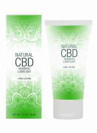 Лубрикант с пролонгирующим эффектом Natural CBD Numbing Lubricant - 50 мл. - Shots Media BV - купить с доставкой в Комсомольске-на-Амуре