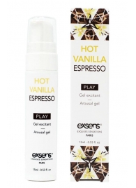 Возбуждающий гель Hot Vanilla Espresso Arousal Gel - 15 мл. - Exsens - купить с доставкой в Комсомольске-на-Амуре