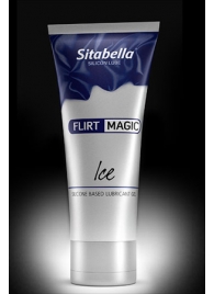 Силиконовая гель-смазка FLIRT MAGIC Ice с лёгким пролонгирующим эффектом - 75 мл. - Sitabella - купить с доставкой в Комсомольске-на-Амуре