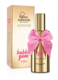 Гель с ароматом жвачки Bubblegum 2-in-1 Scented Silicone Massage And Intimate Gel - 100 мл. - Bijoux Indiscrets - купить с доставкой в Комсомольске-на-Амуре