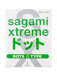 Презерватив Sagami Xtreme Type-E с точками - 1 шт. - Sagami - купить с доставкой в Комсомольске-на-Амуре