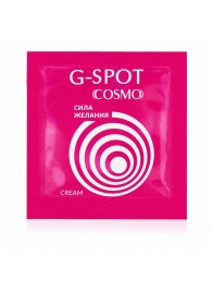 Стимулирующий интимный крем для женщин Cosmo G-spot - 2 гр. - Биоритм - купить с доставкой в Комсомольске-на-Амуре