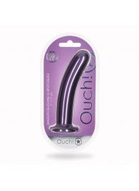 Синий фаллоимитатор Smooth G-Spot - 17,7 см. - Shots Media BV