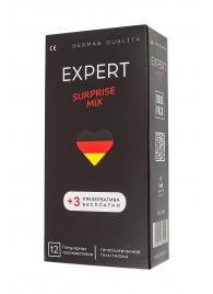 Презервативы EXPERT Surprise Mix - 12 шт.(+3 в подарок) - Expert - купить с доставкой в Комсомольске-на-Амуре