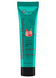 Съедобный интимный гель Orgie Lube Tube Cocktail Strawberry Mojito - 100 мл. - ORGIE - купить с доставкой в Комсомольске-на-Амуре