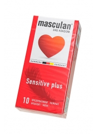 Презервативы Masculan Sensitive plus - 10 шт. - Masculan - купить с доставкой в Комсомольске-на-Амуре