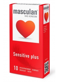 Презервативы Masculan Sensitive plus - 10 шт. - Masculan - купить с доставкой в Комсомольске-на-Амуре