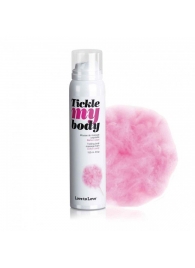Массажная хрустящая пенка Tickle My Body Cotton Candy с ароматом сладкой ваты - 150 мл. - Love to Love - купить с доставкой в Комсомольске-на-Амуре