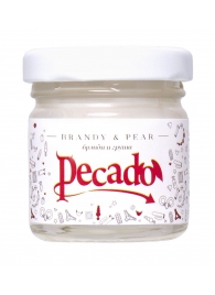 Массажная свеча Brandy   Pear - 35 мл. - Pecado - купить с доставкой в Комсомольске-на-Амуре