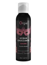 Хрустящая пенка для массажа Orgie Acqua Croccante Sakura с ароматом сакуры - 150 мл. - ORGIE - купить с доставкой в Комсомольске-на-Амуре