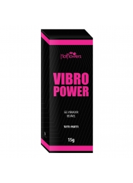 Жидкий вибратор Vibro Power со вкусом тутти-фрутти - 15 гр. - HotFlowers - купить с доставкой в Комсомольске-на-Амуре