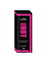 Гель для оральных ласк Oral Hot с согревающим эффектом - 15 гр. - HotFlowers - купить с доставкой в Комсомольске-на-Амуре