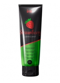 Смазка на водной основе с ароматом клубники Strawberry Lubricant - 100 мл. - INTT - купить с доставкой в Комсомольске-на-Амуре