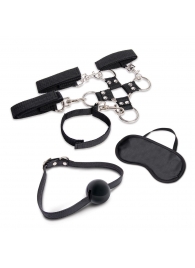 Набор для фиксации из 7 предметов Hogtie   Ball Gag Kit - Lux Fetish - купить с доставкой в Комсомольске-на-Амуре