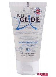 Вагинальная смазка на водной основе JUSTGLIDE - 50 мл. - Orion - купить с доставкой в Комсомольске-на-Амуре