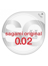 Ультратонкий презерватив Sagami Original - 1 шт. - Sagami - купить с доставкой в Комсомольске-на-Амуре