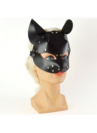 Черная кржаная маска Pussy - Sitabella - купить с доставкой в Комсомольске-на-Амуре