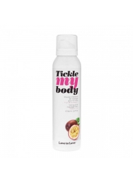 Массажная хрустящая пенка Tickle my body с ароматом маракуйи - 150 мл. - Love to Love - купить с доставкой в Комсомольске-на-Амуре