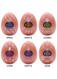 Набор из 6 мастурбаторов-яиц Tenga Egg Variety Pack V - Tenga - в Комсомольске-на-Амуре купить с доставкой
