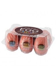 Набор из 6 мастурбаторов-яиц Tenga Egg Variety Pack V - Tenga - в Комсомольске-на-Амуре купить с доставкой