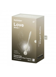 Белые вагинальные шарики Love Birds 1 - Satisfyer