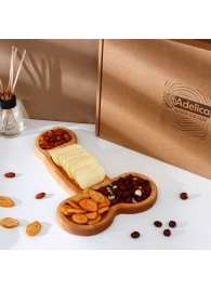 Деревянное блюдо для подачи в форме члена (32,5 х 20 х 1,7 см) - Сима-Ленд - купить с доставкой в Комсомольске-на-Амуре