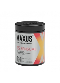 Анатомические презервативы MAXUS Sensual - 15 шт. - Maxus - купить с доставкой в Комсомольске-на-Амуре